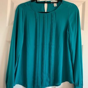Teal blouse